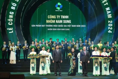 Nhôm Nam Sung được vinh danh Thương hiệu Quốc gia năm 2024