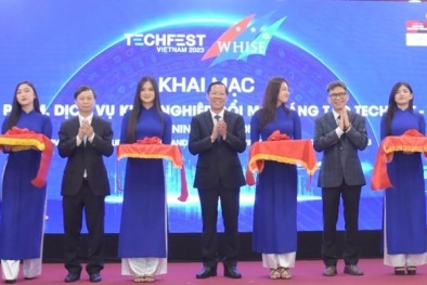 TECHFEST 2024: Khai mạc Triển lãm sản phẩm - dịch vụ khởi nghiệp đổi mới sáng tạo