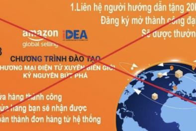 Mạo danh sàn thương mại điện tử Amazon để thực hiện hành vi lừa đảo 