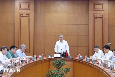 Tổng Bí thư Tô Lâm làm việc với Tiểu ban Văn kiện và Tiểu ban Điều lệ Đảng