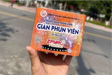 Pháo hoa đã 'nổ rầm rộ' trên chợ mạng chuẩn bị Tết Nguyên đán 2025