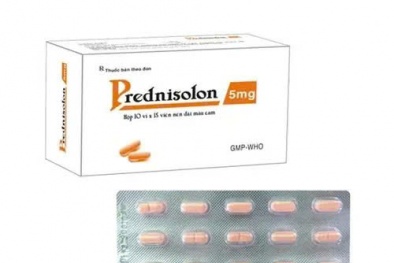 Thu hồi thuốc Prednisolon 5mg do vi phạm chất lượng mức độ 3