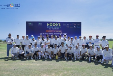 Sao Việt khuấy đảo giải Golf ‘Hò Dô Swing Artist Golf Tournament’