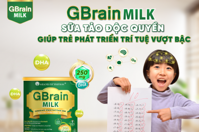 GBrain Milk - sữa tảo trí não đặc biệt giúp bé thông minh vượt trội