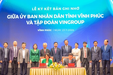 Tỉnh Vĩnh Phúc và Tập đoàn Vingroup ký kết thỏa thuận hợp tác toàn diện về chuyển đổi xanh