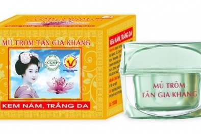 Vì sao kem nám, trắng da Mủ trôm Tân Gia Khang của Mỹ phẩm Đăng Dương bị tiêu hủy?