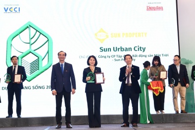 Sun Urban City Phủ Lý nhận cú đúp danh hiệu Dự án đáng sống 2024