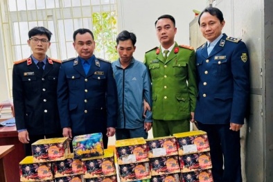 Bắt giữ số lượng lớn pháo lậu tại Nghệ An