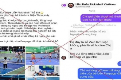 Cảnh giác khi đăng ký học Pickleball trên mạng