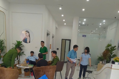 Bắc Giang xử phạt và đình chỉ hoạt động cơ sở dịch vụ thẩm mỹ Jongwon 