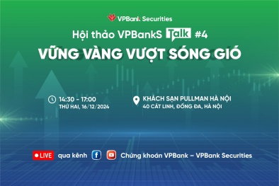 VPBankS Talk 04 'Vững vàng vượt sóng gió': Nơi khai mở ý tưởng đầu tư cho năm 2025