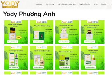 Loạt mỹ phẩm của nhãn hàng Yody Phương Anh bị đình chỉ lưu hành