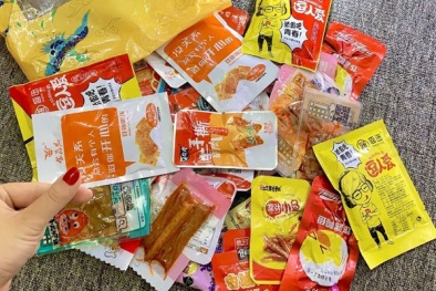Mối nguy tiềm ẩn từ đồ ăn vặt gắn mác nội địa Trung Quốc 