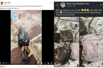 Nguy cơ cháy nổ từ sạc dự phòng không rõ nguồn gốc