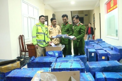 Thu giữ số lượng lớn thuốc lá nhập lậu qua địa bàn Hà Tĩnh