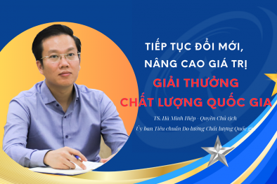 Tiếp tục đổi mới, nâng cao giá trị Giải thưởng Chất lượng Quốc gia