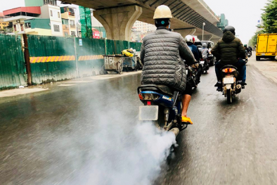 Xe gắn máy, xe mô tô trên 5 năm sẽ phải kiểm định khí thải