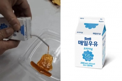 Hàn Quốc thu hồi hơn 10.000 hộp sữa do nhiễm dung dịch tẩy rửa