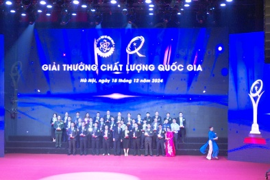 Tôn vinh 133 doanh nghiệp đạt Giải thưởng Chất lượng Quốc gia 2021-2023