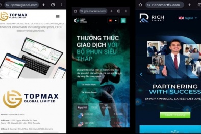 Cảnh báo tham gia đầu tư ngoại hối qua 3 sàn lừa đảo “RichSmart, Topmax, GFS”
