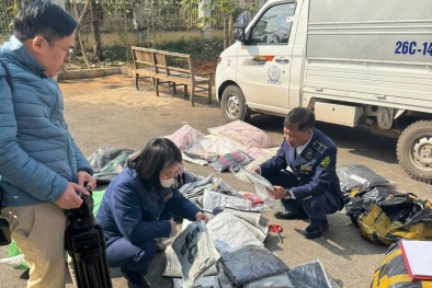 Nguy hại từ quần áo nhập lậu từ biên giới, không rõ nguồn gốc xuất xứ