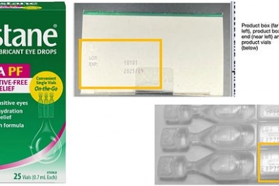 FDA thông báo thu hồi thuốc nhỏ mắt nhiễm nấm, sản phẩm được nhiều người Việt sử dụng