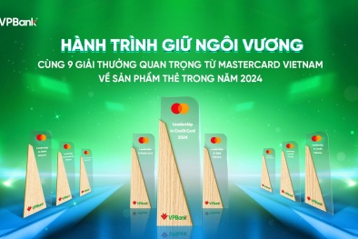 Mastercard vinh danh VPBank với 9 giải thưởng danh giá