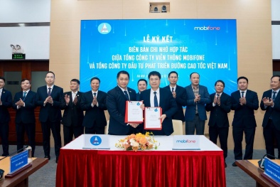 MobiFone ký kết biên bản ghi nhớ hợp tác với Tổng công ty Đầu tư phát triển đường cao tốc Việt Nam