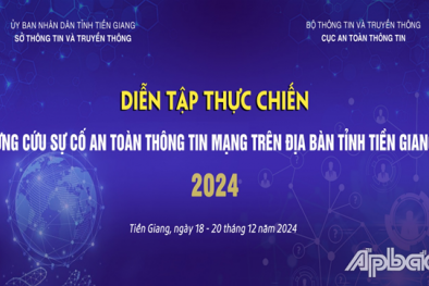 Tiền Giang diễn tập thực chiến ứng cứu sự cố an toàn thông tin mạng