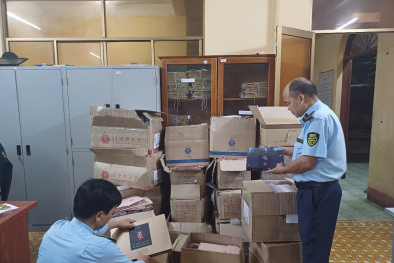 Phú Yên: Tạm giữ lô thực phẩm chức năng do nước ngoài sản xuất không có tem nhãn phụ