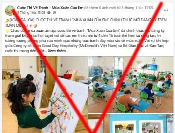 Cảnh báo trang Facebook lừa đảo mạo danh Bộ Giáo dục và Đào tạo 