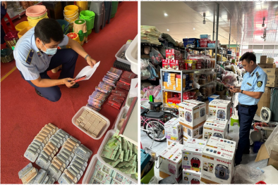 Bà Rịa - Vũng Tàu thu giữ hơn 1.300 sản phẩm mỹ phẩm, đồ điện dân dụng không rõ nguồn gốc