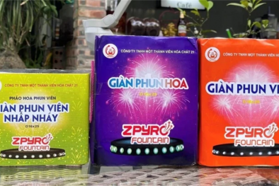 Phân biệt đúng để mua pháo hoa Bộ Quốc phòng chuẩn chất lượng