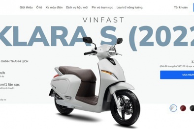 VinFast hạ giá xe máy điện Klara S 2022 xuống mức thấp nhất