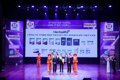Herbalife Việt Nam đạt giải thưởng 'Sản phẩm Vàng vì sức khỏe cộng đồng' lần thứ 10 liên tiếp