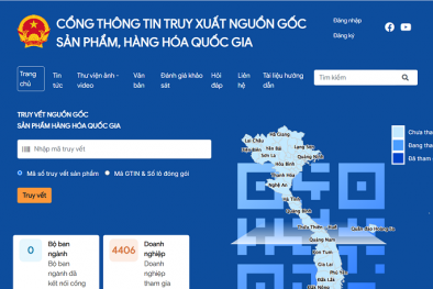 Người tiêu dùng dễ dàng kiểm tra nguồn gốc sản phẩm thông qua Cổng thông tin TXNG quốc gia