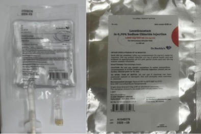 Thu hồi thuốc tiêm Levetiracetam của Công ty Dr. Reddy’s do lỗi ghi nhãn hàng hóa