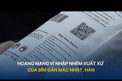 Người dùng hoang mang mua 'bỉm nội địa Hàn, Nhật' nhưng sản xuất tại Trung Quốc