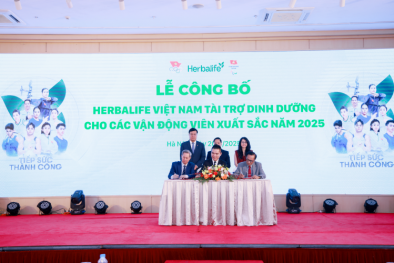 Herbalife Việt Nam tài trợ sản phẩm dinh dưỡng cho các vận động viên xuất sắc trong năm 2025