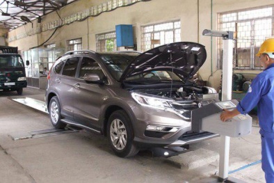 QCVN 122:2024 quy định các lỗi liên quan hệ thống phanh khiến ô tô trượt đăng kiểm