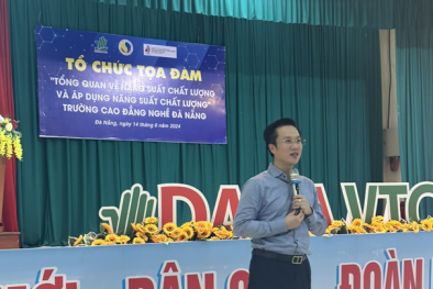 Hơn 200 sinh viên Trường Cao đẳng Nghề Đà Nẵng tham gia chương trình về năng suất chất lượng