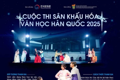 Sinh viên 10 trường đại học tham gia cuộc thi tái hiện văn học Hàn Quốc bằng tiếng Việt 2025