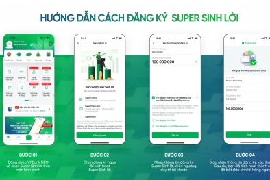 Một lần đăng ký - tiền sinh tiền, lời sinh lời, sống thảnh thơi