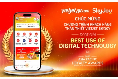 Vietjet SkyJoy đạt giải thưởng danh giá tại Asia Pacific Loyalty Awards 2025