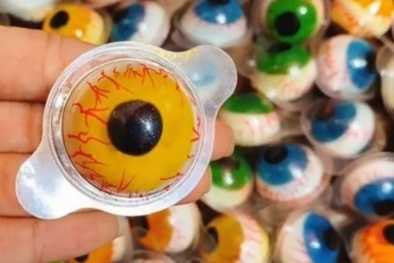 Kẹo hình con mắt - thực phẩm trôi nổi tiềm ẩn nguy cơ đến sức khỏe trẻ nhỏ