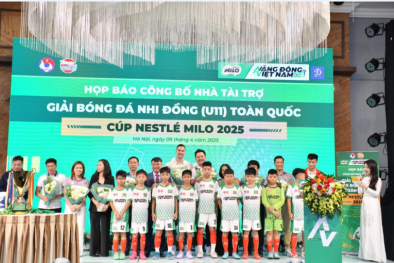 Nestlé MILO tiếp tục đồng hành cùng Giải Bóng đá Nhi đồng quốc 2025