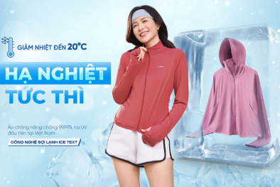 Áo chống nắng sợi lạnh của Cardina - Chống nắng tuyệt đối - Hạ nhiệt tức thì 