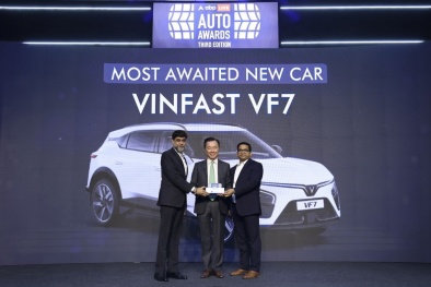 VinFast VF 7 được vinh danh là 'Mẫu xe mới được mong chờ nhất' tại Ấn Độ