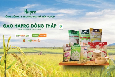 Gạo Hapro Đồng Tháp - Thương hiệu Việt được người tiêu dùng yêu thích