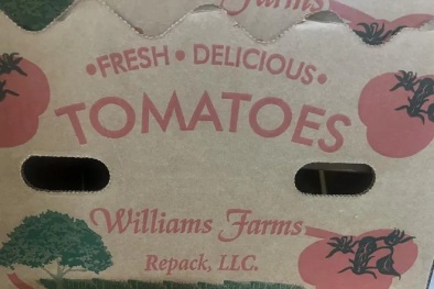 Mỹ thu hồi cà chua của Công ty Williams Farms Repack LLC do nghi nhiễm khuẩn Salmonella